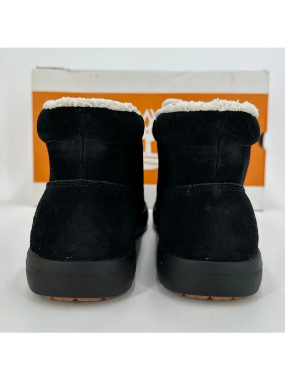 Timberland Men's Ashwood Park Warm-Lined Suede Chukka Boots sz 11 Black Lace-up